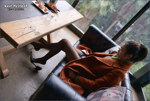 IESS Puhui Collection Issue 163: Featuring Model Jing Jing in Elegant Black Silk Photography - image 9