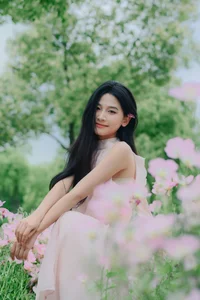 Artistic Evening Portrait Series: Model Ya Ya in YiTuYu Art Language Vol.9081 – Elegant Photography Amidst Evening Primroses - image 30