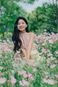Artistic Evening Portrait Series: Model Ya Ya in YiTuYu Art Language Vol.9081 – Elegant Photography Amidst Evening Primroses - image 13