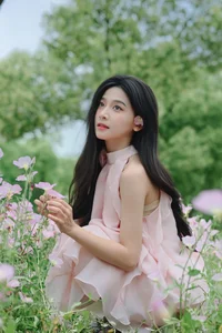 Artistic Evening Portrait Series: Model Ya Ya in YiTuYu Art Language Vol.9081 – Elegant Photography Amidst Evening Primroses - image 20