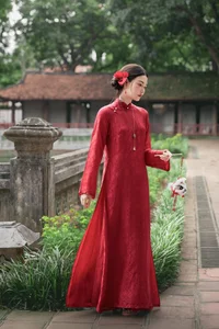 Timeless Elegance: A Red Heritage Moment in Ancient Architecture - image 5