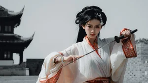 A Timeless Echo of Wuxia: Xiao Xong’s Ethereal Sword Dance - image 0