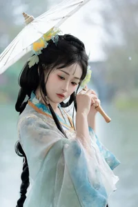 Ethereal Hanfu Beauty in Meiling Plum Forest - YiTuYu Vol.8870 Jiao Yi Zhi Sui Sui - image 24
