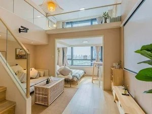 Modern 40m² Loft Apartment with 2 Bedrooms and Japanese Tea Room: Small Space Design Inspiration for Minimalist Living - image 4