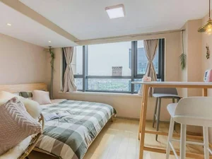 Modern 40m² Loft Apartment with 2 Bedrooms and Japanese Tea Room: Small Space Design Inspiration for Minimalist Living - image 6