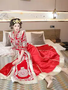 Li Shuang Er: Traditional Beauty in Vibrant Xiùhéfú from XiuRen model Part01 - image 48