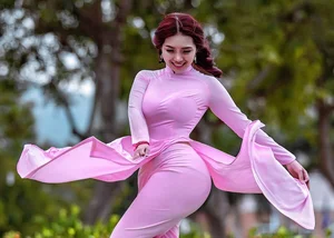 Exploring the Elegance of Transparent Ao Dai: Modern Trends and Traditional Vietnamese Fashion Aesthetics - image 7