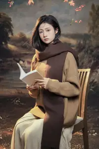 Xin Xin's Pensive Autumn Beauty Vol.8813: A Romantic Seasonal Transition in a Scenic Canvas - image 6
