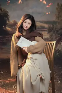 Xin Xin's Pensive Autumn Beauty Vol.8813: A Romantic Seasonal Transition in a Scenic Canvas - image 2