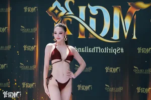 Miss Grand Vietnam Que Anh Shines in High-Energy Swimsuit Competition - image 12