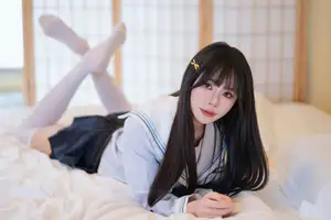 Charming Schoolgirl in Uniform: A Glimpse into Summer Reverie - image 37