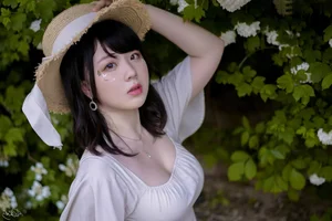 Dreamy Hydrangea Garden Cosplay: Aesthetic Floral Photoshoot by Pi Pi Nai Ke Ke Ai Le La featuring Soft Pastel Summer Vibes - image 16