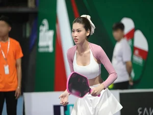 Ngoc Trinh and Vietnamese Celebrities Showcase Trendy Fashion on the Pickleball Court - image 0