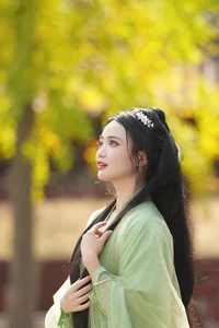 YiTuYu Art Language Vol.6002: Elegant Fashion Portraits of Xiao Ou O - Professional Photography Collection - image 0