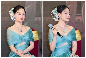 Actress Lan Phuong Captivates the Public with Radiant Elegance at Recent High-Profile Event - image 7