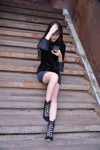 IESS Xiao Xiao Black Straps and Staircase Artistic Photography - image 68