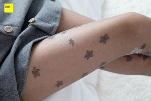 Junjun Elegant Floral Grey Silk Stockings IESS 259 Fashion Gallery - image 64