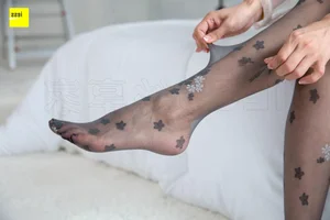 Junjun Elegant Floral Grey Silk Stockings IESS 259 Fashion Gallery - image 78