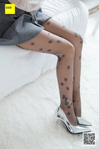 Junjun Elegant Floral Grey Silk Stockings IESS 259 Fashion Gallery - image 75