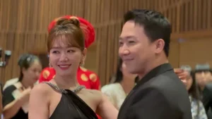 Trấn Thành and Hari Won: A Red Carpet Appearance of Elegance and Unity - image 10