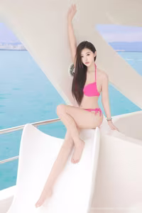 XiuRen No.10047: Jiang Shu Ying River's Alluring Pink Bikini Pose - image 17