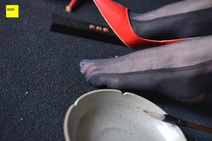 IESS Sixiangjia 317 Featuring Model Junjun in Elegant Black Fashion Stockings - image 33