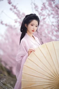 Ethereal Beauty of Tu Ya W in YiTuYu Vol.8967 Amidst Cherry Blossoms - image 11