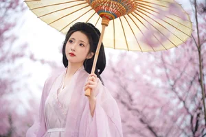 Ethereal Beauty of Tu Ya W in YiTuYu Vol.8967 Amidst Cherry Blossoms - image 9