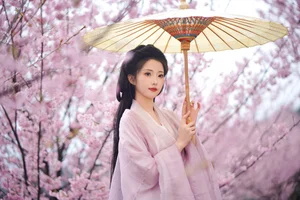 Ethereal Beauty of Tu Ya W in YiTuYu Vol.8967 Amidst Cherry Blossoms - image 1