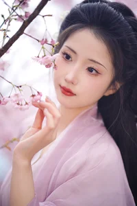 Ethereal Beauty of Tu Ya W in YiTuYu Vol.8967 Amidst Cherry Blossoms - image 8