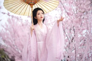 Ethereal Beauty of Tu Ya W in YiTuYu Vol.8967 Amidst Cherry Blossoms - image 3