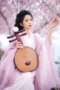 Ethereal Beauty of Tu Ya W in YiTuYu Vol.8967 Amidst Cherry Blossoms - image 2
