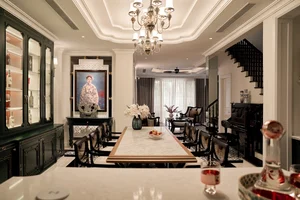 Artistic 315m2 Villa: A Perfect Fusion of Indochine Charm and Bold Pop Art Style - image 11