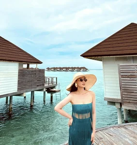Lã Thanh Huyền Stunning Vacation Style: Exploring Elegant Sheer Dress Trends and Summer Travel Fashion Inspiration - image 5