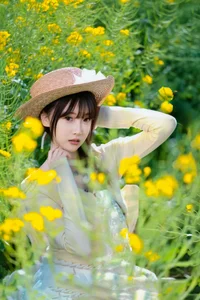 Dreamy Spring in Rapeseed Field YiTuYu Vol.8968 Bing Leng Qi E - image 2