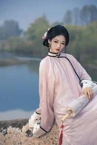 Timeless Elegance of Yi Ming in Art Language Vol.8869 - A Poetic Riverside Muse - image 14