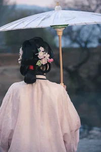 Timeless Elegance of Yi Ming in Art Language Vol.8869 - A Poetic Riverside Muse - image 7