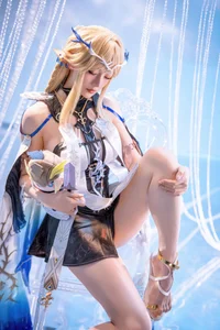 Hoshilily Wuthering Waves Cosplay: Xing Zhi Chi Chi as Shorekeeper - image 5
