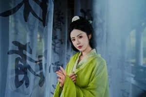 YiTuYu Art Language Vol.6727: Elegant Portraits of Shi Yue Bai Ya - image 9