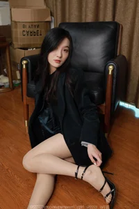 Sophisticated Fashion Shoot: Chinese Model Wanping Showcasing Elegant High Heels by IESS - image 69