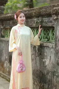 Graceful Vietnamese Girl in Traditional Ao Dai  Discover Timeless Beauty and Elegance - image 3