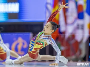 Captivating Highlights from the Asian Aerobic Gymnastics Championships in Hanoi - image 2