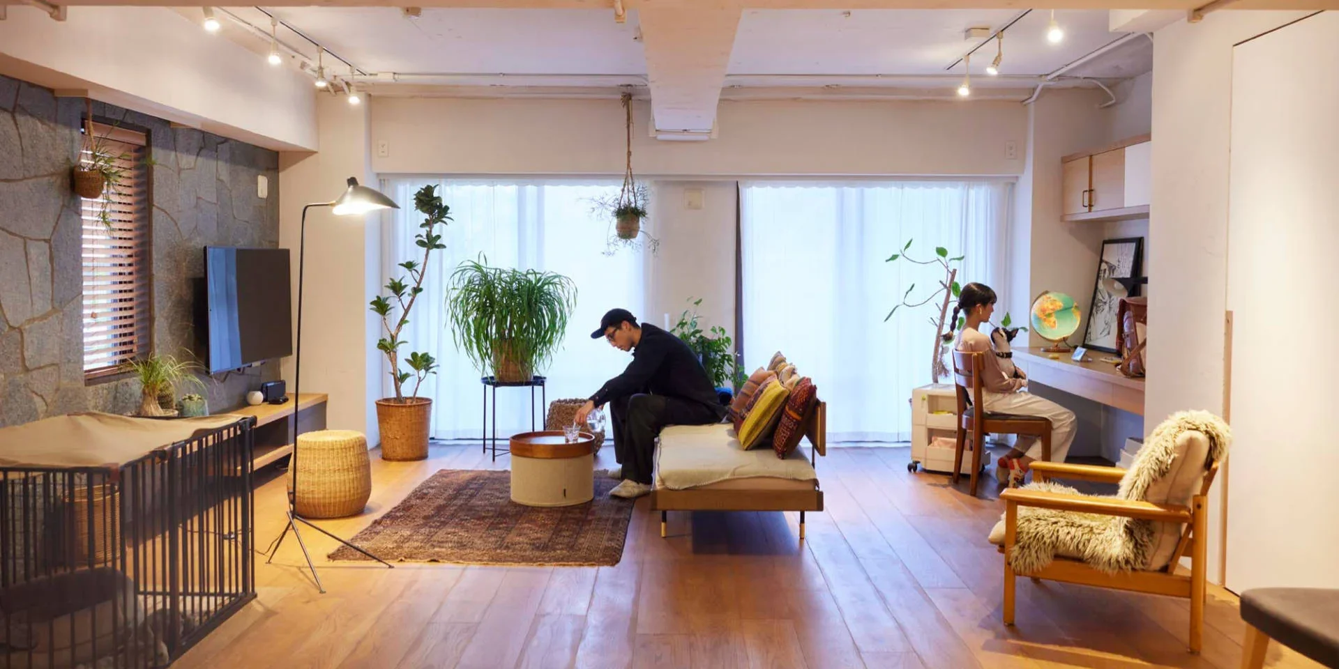 Modern 116m2 Apartment Design: Maximizing Urban Living with an Open Floor Plan and Flexible Spaces
