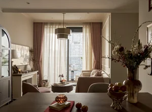 Stylish 77 sqm Pink Apartment Inspired by High Fashion Trends - image 9