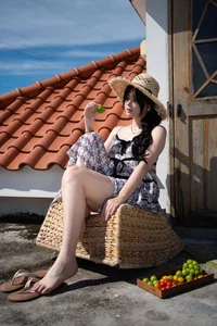 Elegant Summer Fashion and Cosplay Photography: Yan Jiang Da Mo Wang W - Hot Wind Part 01 Collection - image 14