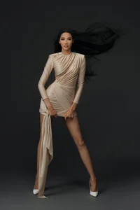 Hoang Thuy Embraces the Bold Mob Wife Aesthetic in Stunning New High-Fashion Gallery - image 12