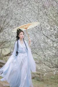 YiTuYu Art Language Vol.8811: Captivating Wu Qiao Bu Cheng Hu in Traditional Elegance Amidst Spring Blossoms - image 13