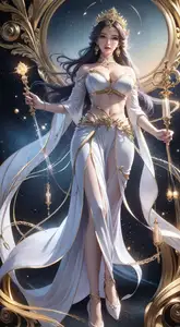 Celestial Goddess: Mystical Power in 百炼成神 AI Art Part03 - image 5