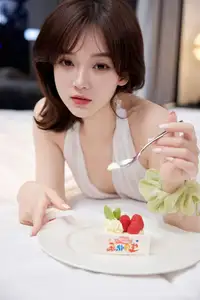 XiuRen No.10584: Zhi Zhi's Alluring Elegance in a Chic White Mini Dress - image 5