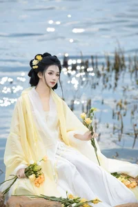 Ethereal Grace of Wan Jiang Ting in YiTuYu Art Language Vol.8851 by the Lake - image 12